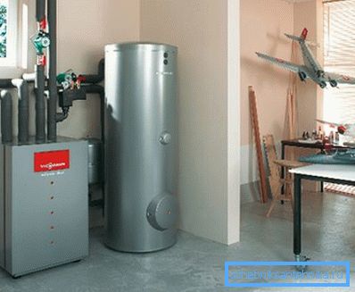 Cazan cu 2 contur cu boiler