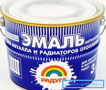 Vopsea acrilică pentru radiatoare fără miros 