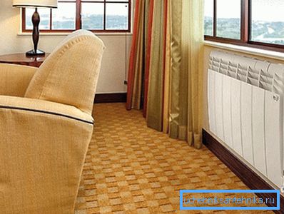 Bateria din aluminiu se potrivește perfect interiorului modern.