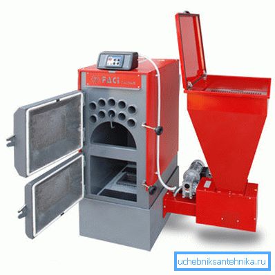 Cazan automat cu dispozitiv automat de alimentare Cazan automat cu dispozitiv automat de alimentare