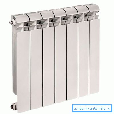 Radiator bimetal