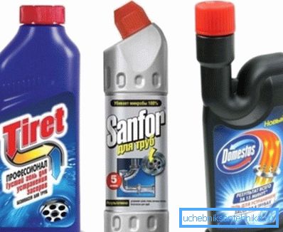 Produse chimice de uz casnic pentru curățarea apei menajere