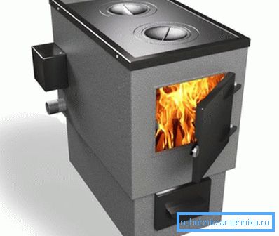 Deseori, cazanele cu combustibil solid cu electric au o suprafață de gătit.
