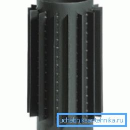 Furtun de fum din fontă cu radiator Furtun de fum din fontă cu radiator