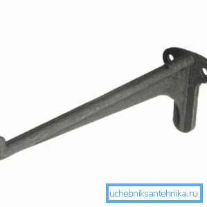 Suport pentru bideuri din fontă de 32 cm - versiunea tradițională, caracterizată prin fiabilitate și durabilitate