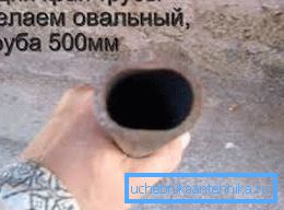 Facem marginea unei oale lungi ovale.