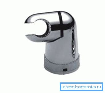 Dusul de mână vă permite să modificați poziția difuzorului