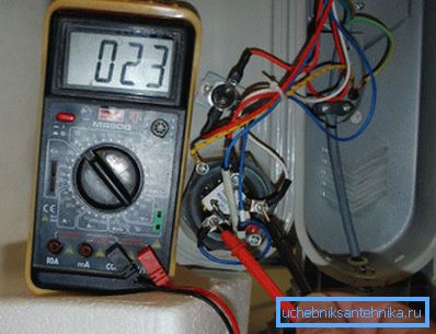 Diagnosticarea TENA cu un ohmmetru.