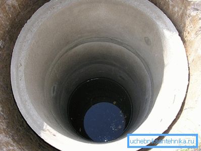 Canal de drenaj al inelelor de beton.