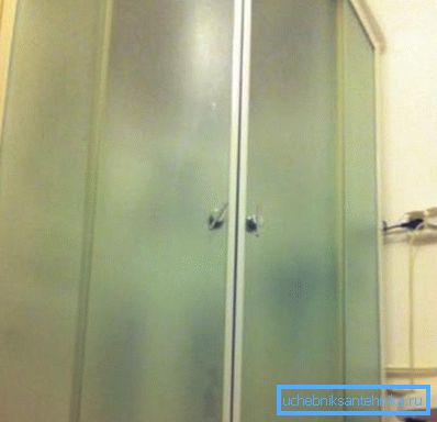 Cabinet de duș 1000x1000 mm cu geam mat