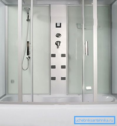Cabine de duș cu baie acrilică 170x90 - una dintre cele mai spațioase