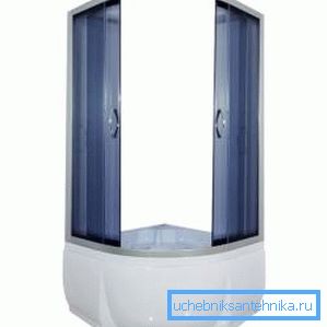 Canturile de duș cu o tavă înaltă 80x80 instalate în câteva ore