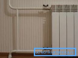 Două macarale și jumper vă vor permite să izolați radiatorul fără consecințe asupra întregului sistem Două macarale și jumper vă vor permite să izolați radiatorul fără consecințe asupra întregului sistem