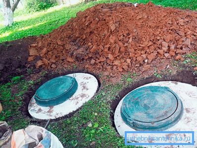 Rezervor septic cu două camere