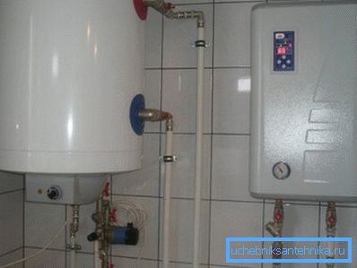 Sistem electric de încălzire bazat pe boiler.