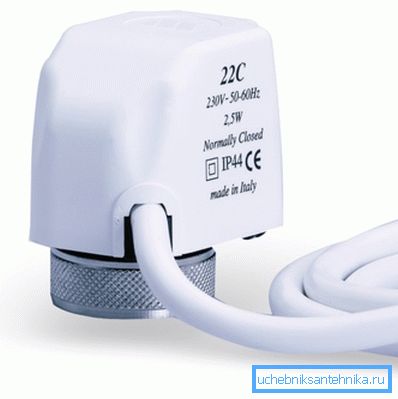 Servomotor electric pentru supape.