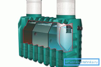 Rezervor septic non-volatil