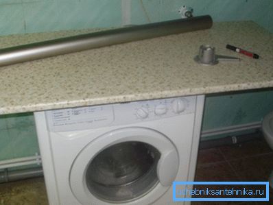 În cazul în care proiectul se va baza pe aparatele de uz casnic, atunci toate lucrările trebuie efectuate ținând cont de instalarea ulterioară.