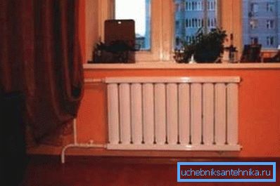 Fotografia bateriei din apartament.
