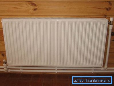 Fotografii conectate la sistemul de încălzire din oțel radiator