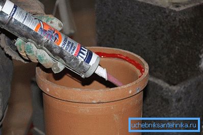 Utilizarea materialului de etanșare la îmbinarea hornurilor