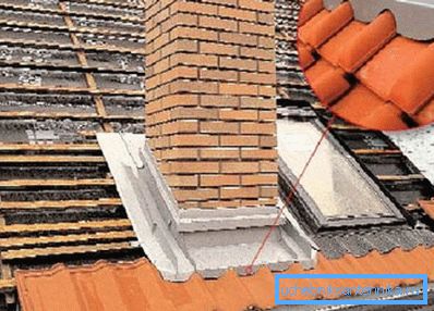 Conductele de impermeabilizare pe acoperiș înainte de montarea acoperișului