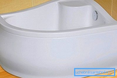 Suport de duș adânc de 120x90 din acril.