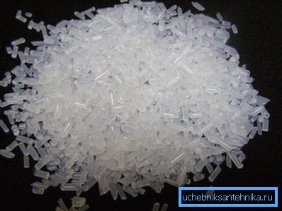 Granule de propilenă polimerizate