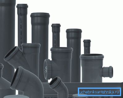 Produse din PVC pentru asamblarea apelor uzate