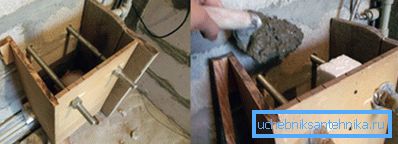 Producerea bazei pentru fixarea vasului de toaletă Producerea bazei pentru fixarea vasului de toaletă
