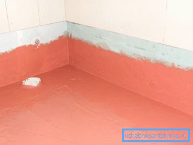 Cum este hidroizolarea podelei în duș fără materiale de polimer din paleți Cum este hidroizolarea podelei în duș fără materiale de polimer din paleți