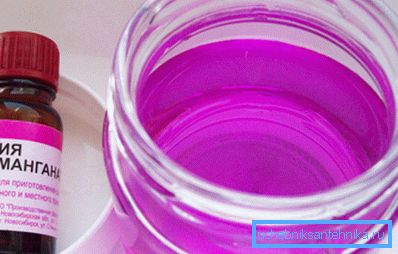 Potasiu permanganat - un agent bactericid eficient