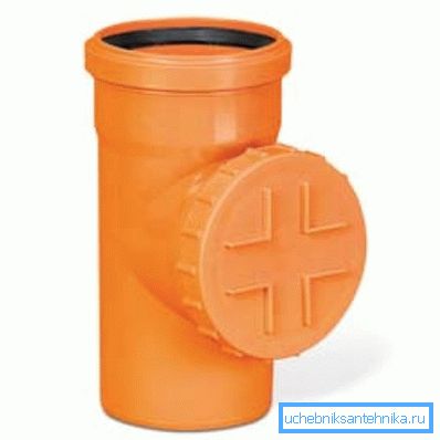Canalizare debarcare cu diametrul de 110 mm - un loc ideal pentru frânghia plantelor Canalizare debarcare cu diametrul de 110 mm - un loc ideal pentru frânghia plantelor