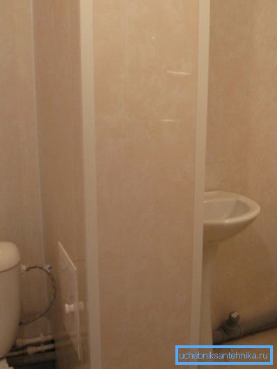 Canalizare și instalații sanitare ascunse în cutie Canalizare și instalații sanitare ascunse în cutie
