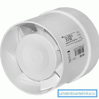 Ventilatorul canalului asigură un flux stabil de aer indiferent de vreme.