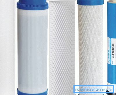 Cartușe pentru instalații de filtrare
