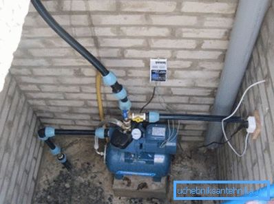 Caisson cu echipament de alimentare cu apă