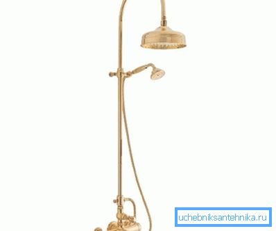 Design în stil retro în bronz.