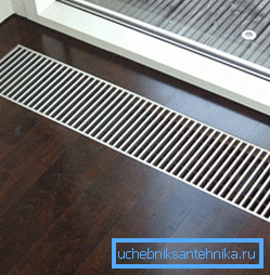 Convector de podea laminat