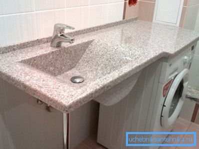 Corian blat de baie