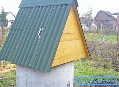 Acoperișul casei de ardezie.