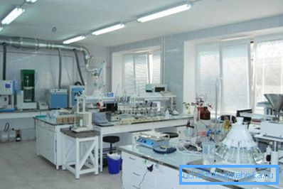 Laboratorul de calitate a apei.