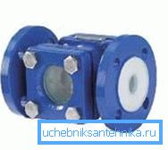 Supapă de reținere cu supapă de vizitare - pentru instalații sanitare această opțiune este bună deoarece puteți controla funcționarea sistemului