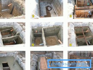 Imagini amateur ale procesului de fabricare a unui rezervor septic de beton pentru drenajul canalului