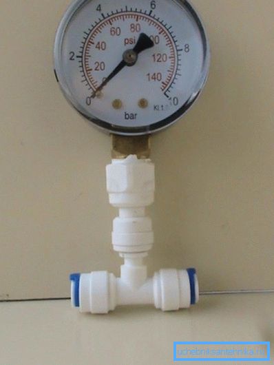 Indicator de presiune pe conductă