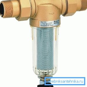 Filtre mecanice principale pentru purificarea apei dintr-un puț