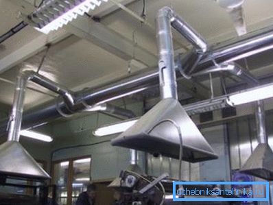 Ventilație locală de evacuare în atelier Ventilație locală de evacuare în atelier