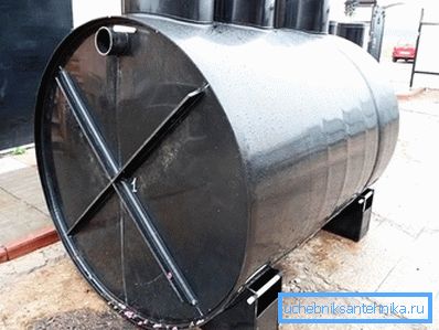 Rezervor septic metalic