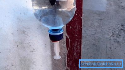 Model cu supapă din seringă Model cu supapă din seringă