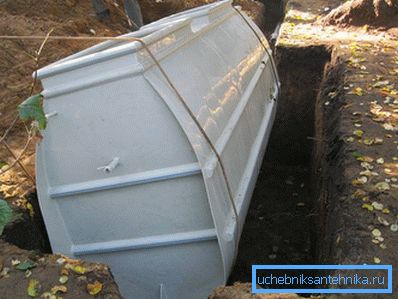 Instalarea unui rezervor septic Tver